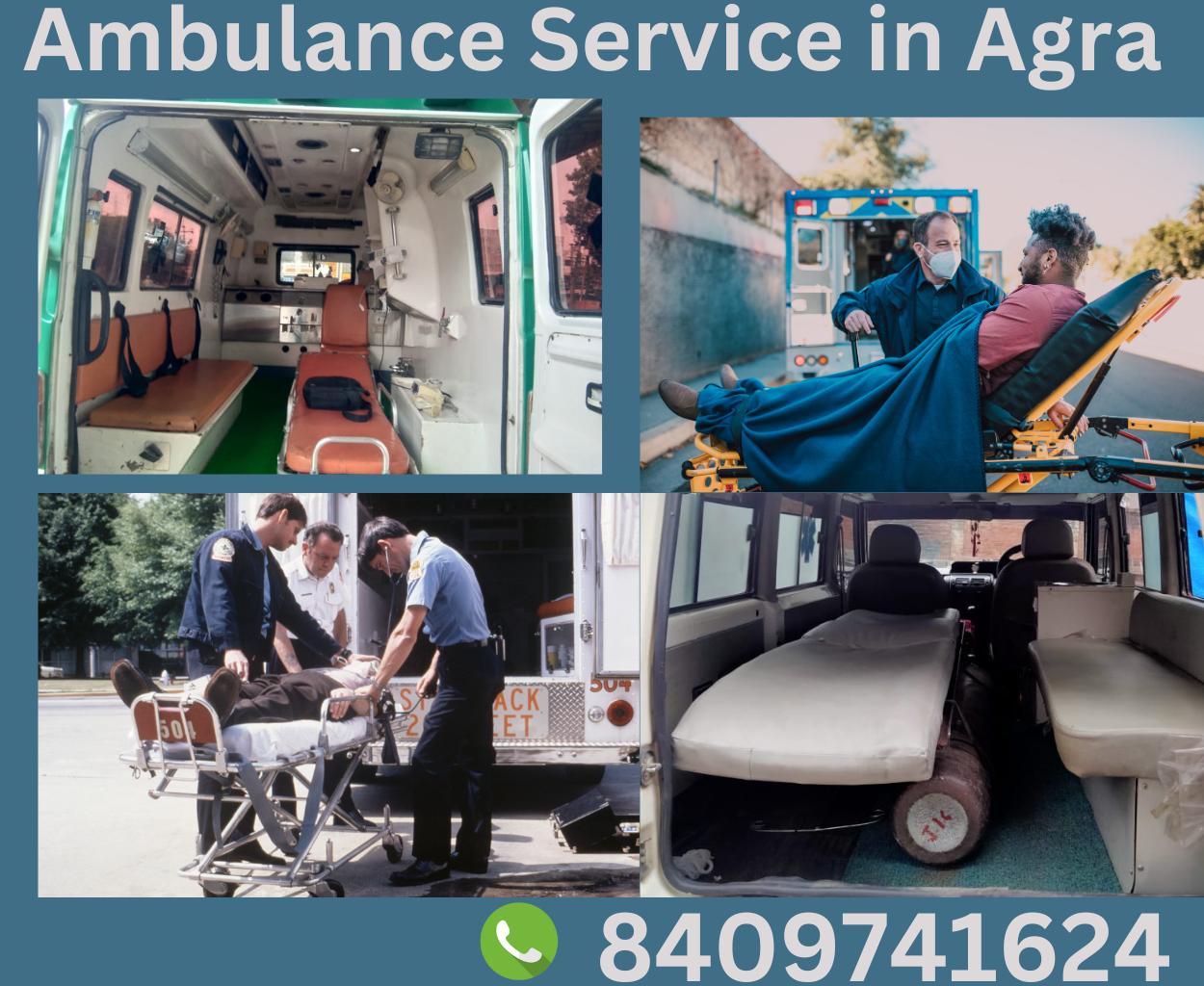 Ambulance Service in Agra, Ambulance, ICU Ambulance Service in Agra, Ventilator Ambulance Service in Agra, Dead Body Ambulance in Agra, Dead Body Ambulance with Freezer Box